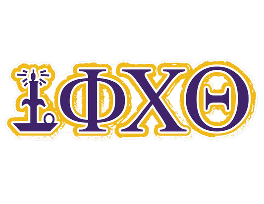 Phi Chi Theta <br>11.75 x 4 Laptop Skin/Wall Decal