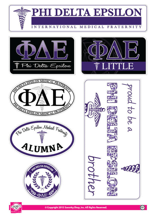 Phi Delta Epsilon <br> Family Stickers