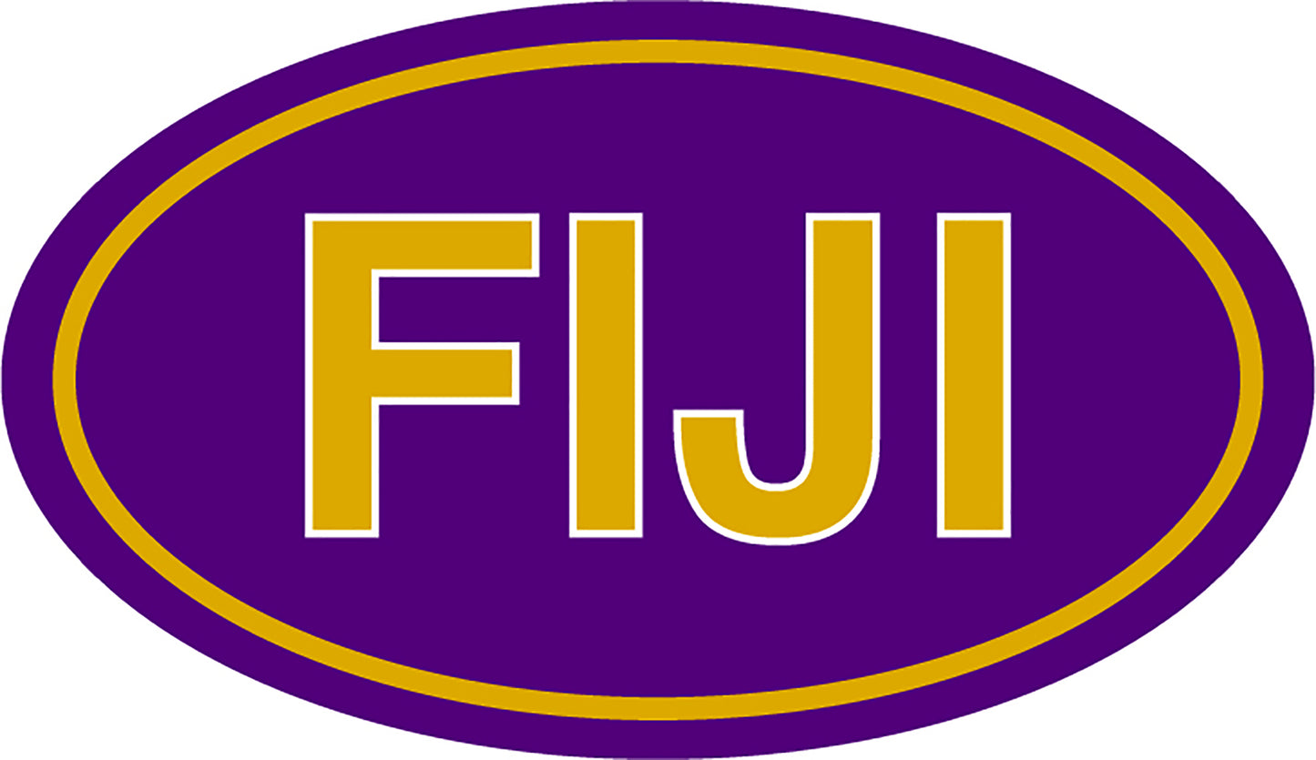 Phi Gamma Delta Oval Fraternity Car Magnet Set of 2