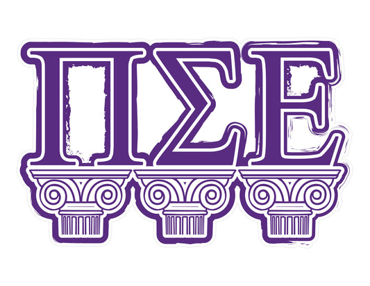 Pi Sigma Epsilon <br>11.75 x 6 Laptop Skin/Wall Decal