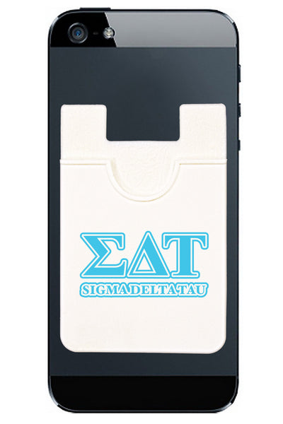 Alpha Sigma Alpha Glitter Koala Pouch - Adhesive