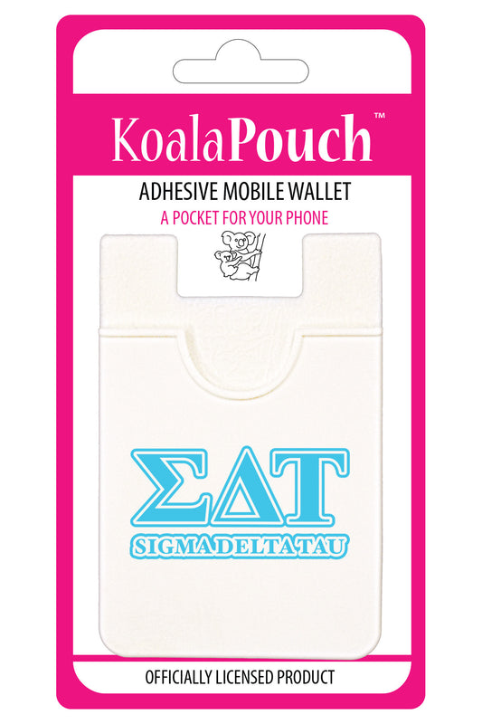 Sigma Delta Tau Koala Pouch - Greek Letters Design - Phone Wallet