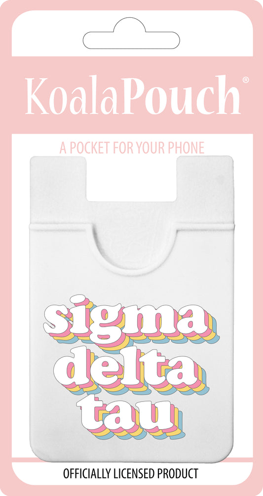 Sigma Delta Tau  Retro Koala Pouch
