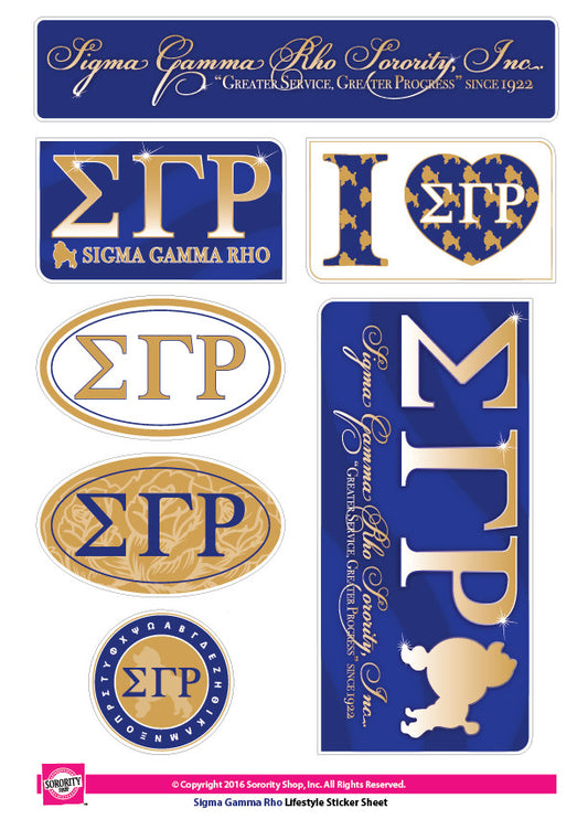 Sigma Gamma Rho <br> Lifestyle Stickers