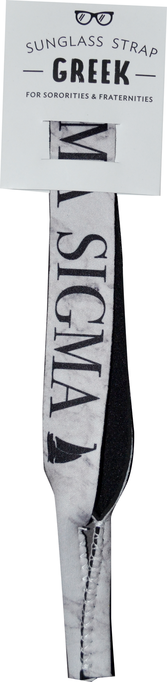 Sigma Sigma Sigma Sunglass Strap Packaging- Croakie