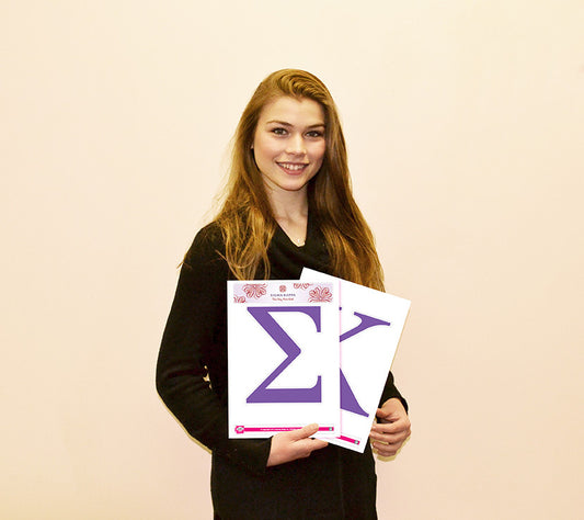 Sigma Kappa <br> Jumbo Letter Decals