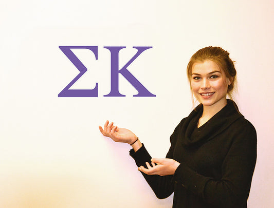 Sigma Kappa <br> Jumbo Letter Decals