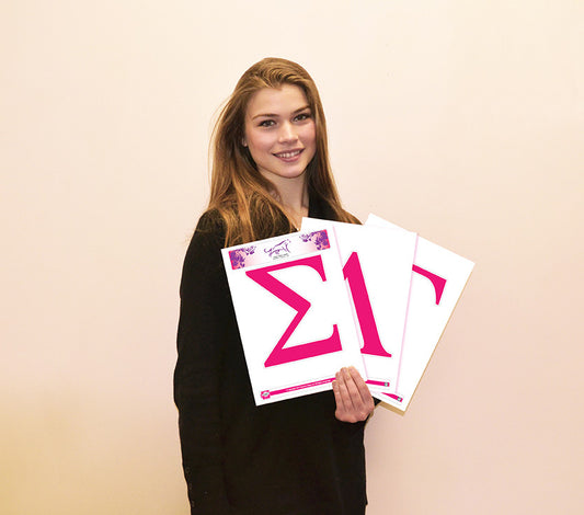 Sigma Lambda Gamma <br> Jumbo Letter Decals