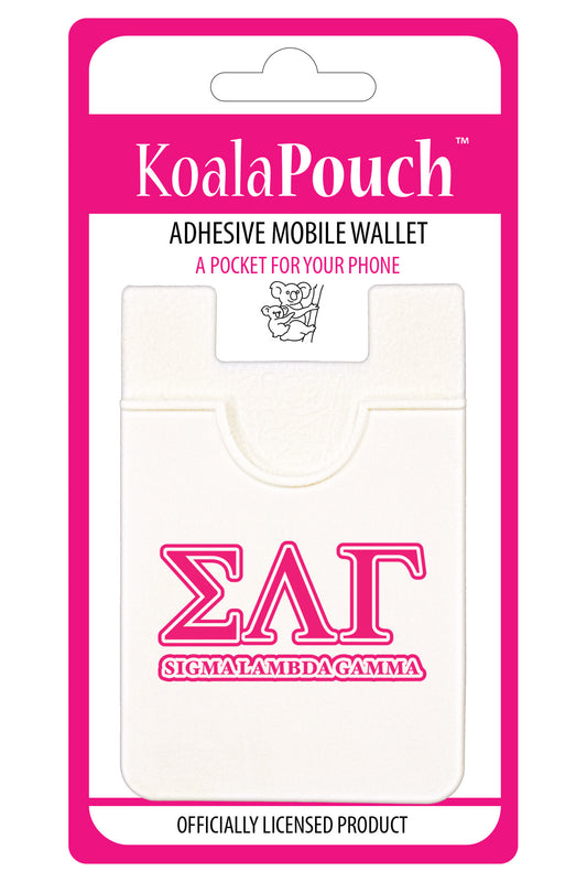 Sigma Lambda Gamma Koala Pouch - Greek Letters Design - Phone Wallet