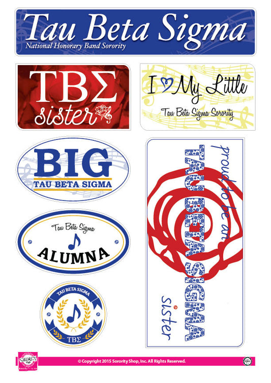 Tau Beta Sigma <br> Family Stickers
