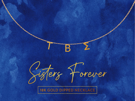 Tau Beta Sigma Name Necklace