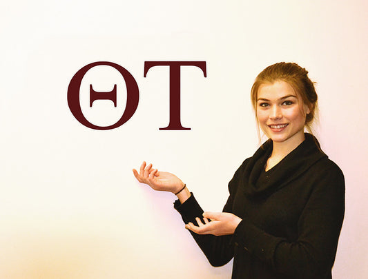 Theta Tau <br> Jumbo Letter Decals