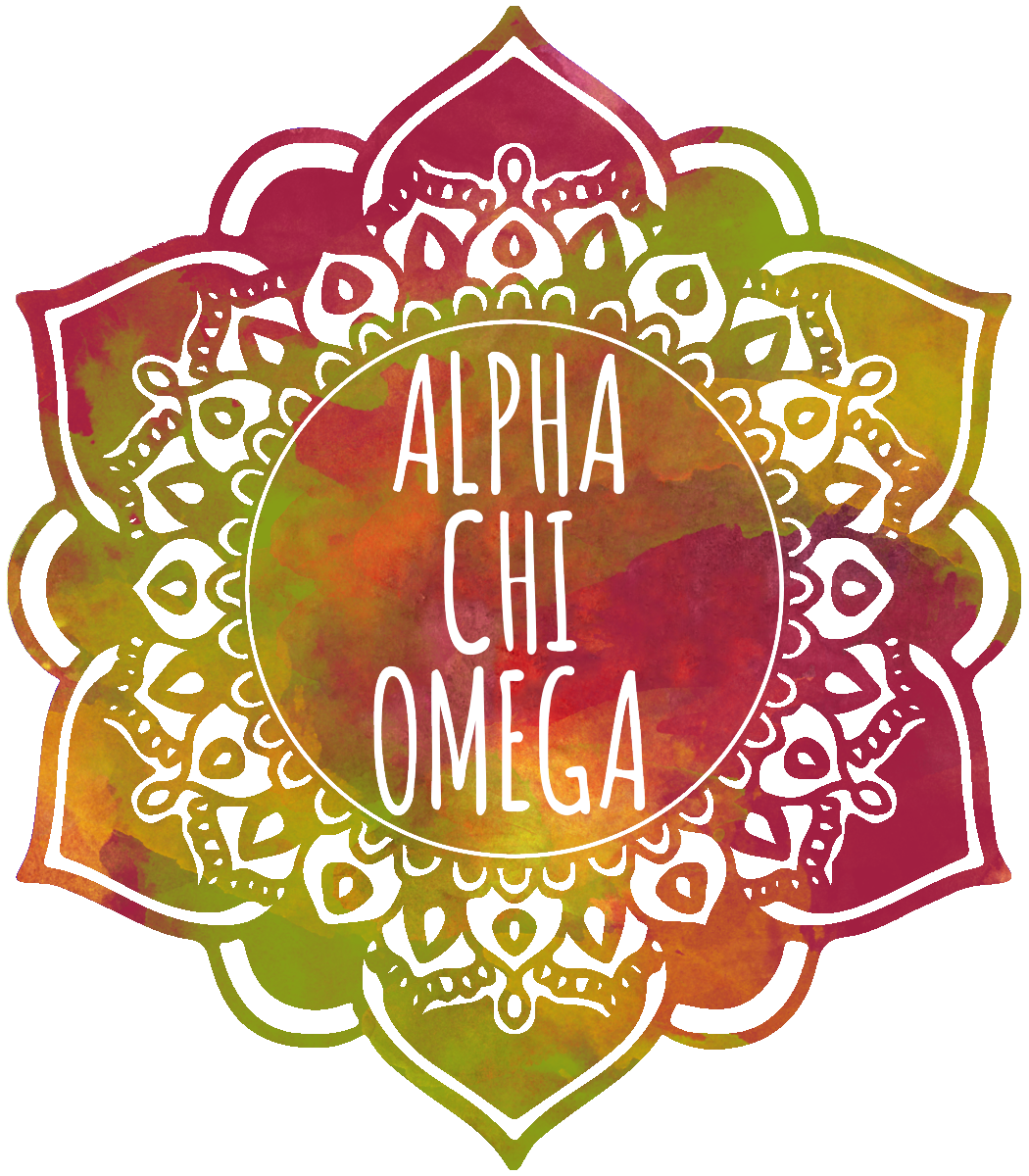 Alpha Chi Omega Mandala Air Freshener