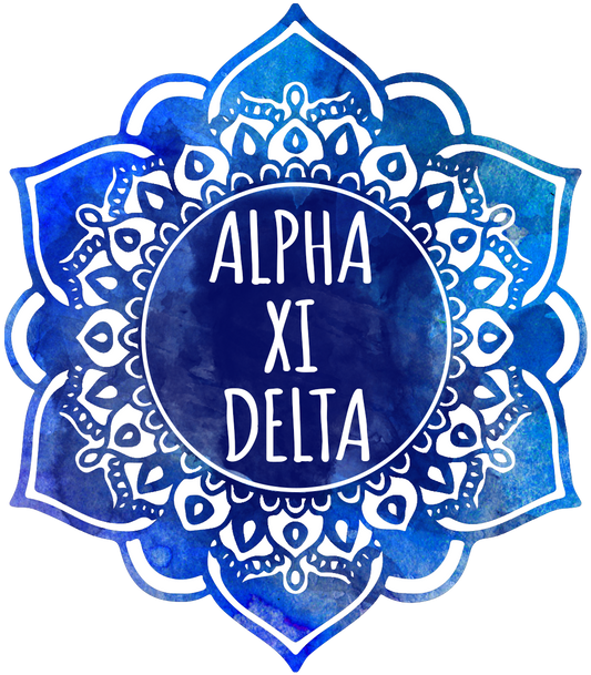 Alpha Xi Delta Mandala Air Freshener