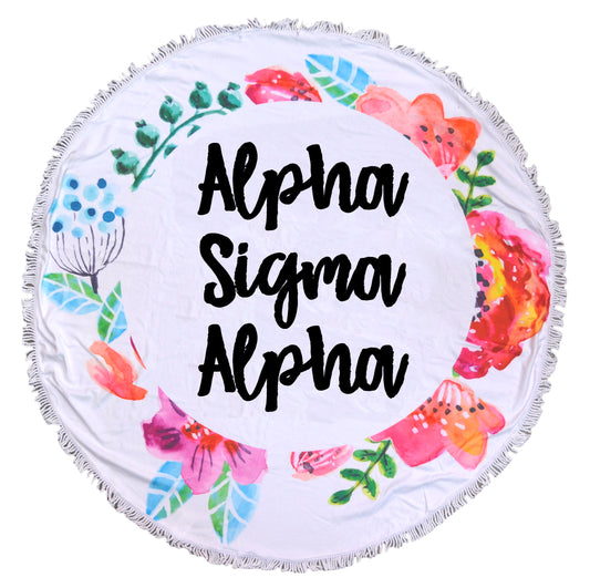 Alpha Sigma Alpha Towel - Blanket