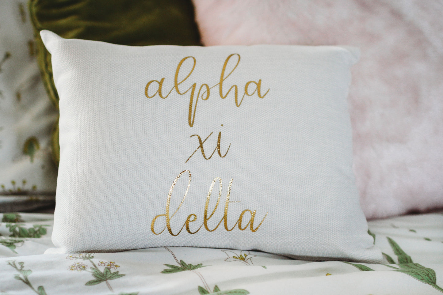 Alpha Xi Delta Throw Pillow