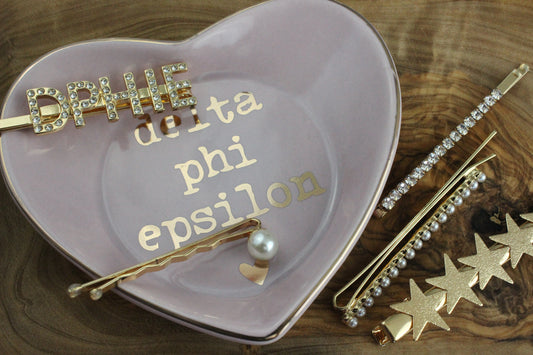 Delta Phi Epsilon Sorority Hair Clips