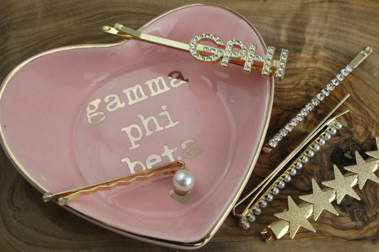 Gamma Phi Beta Sorority Hair Clips