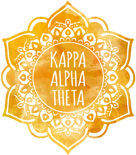 Kappa Alpha Theta Mandala Air Freshener
