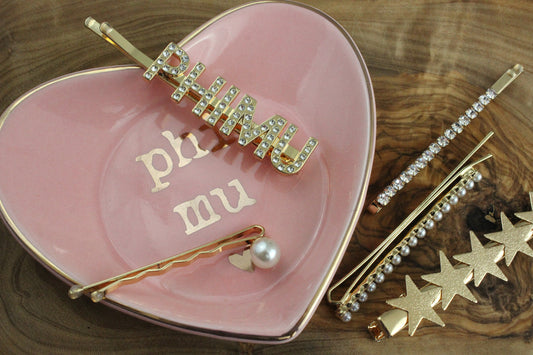 Phi Mu Sorority Hair Clips