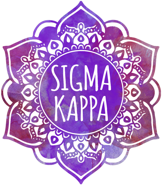 Sigma Kappa Mandala Air Freshener