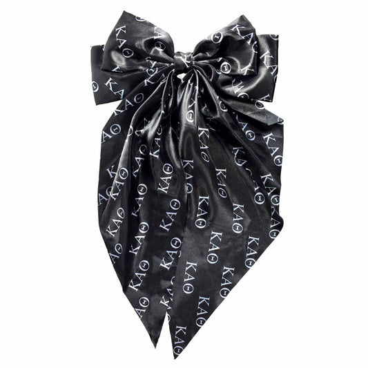 Kappa Alpha Theta Greek Letters Hair Bow