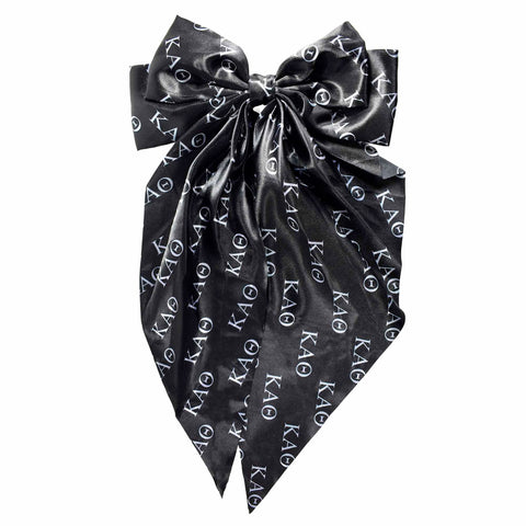 Kappa Alpha Theta Greek Letters Hair Bow