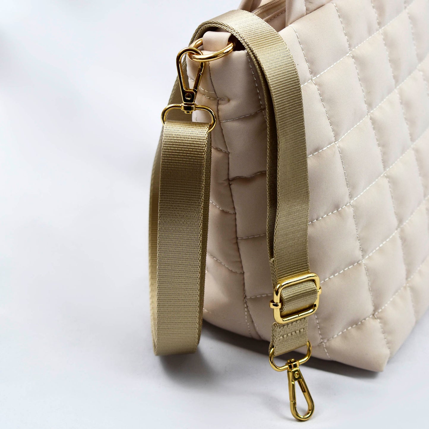 Alpha Xi Delta Quilted Tote Bag- Small Crossbody Bag with Greek Letters