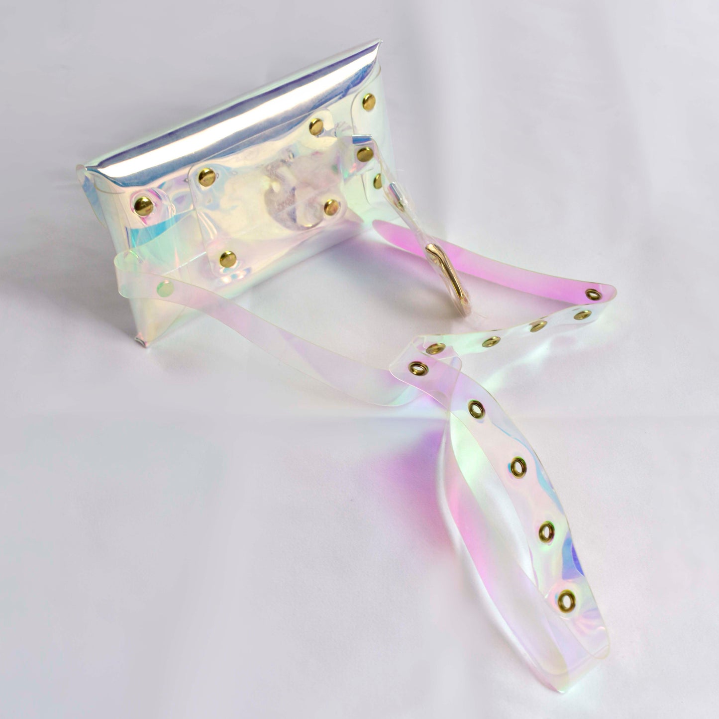 Alpha Omicron Pi Holographic Belted Fanny Pack