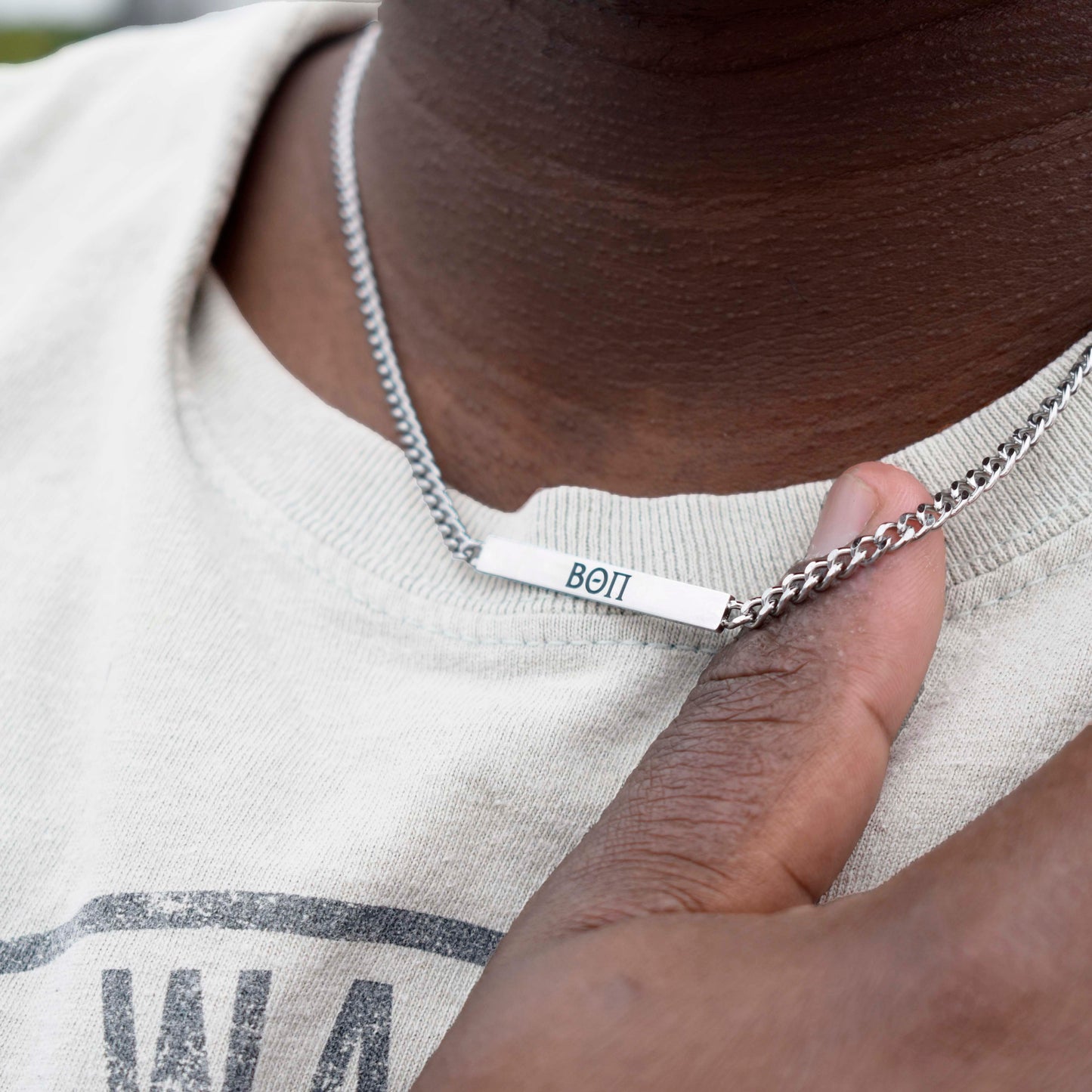 Sigma Alpha Epsilon Fraternity Necklace- Greek Letters Pendant