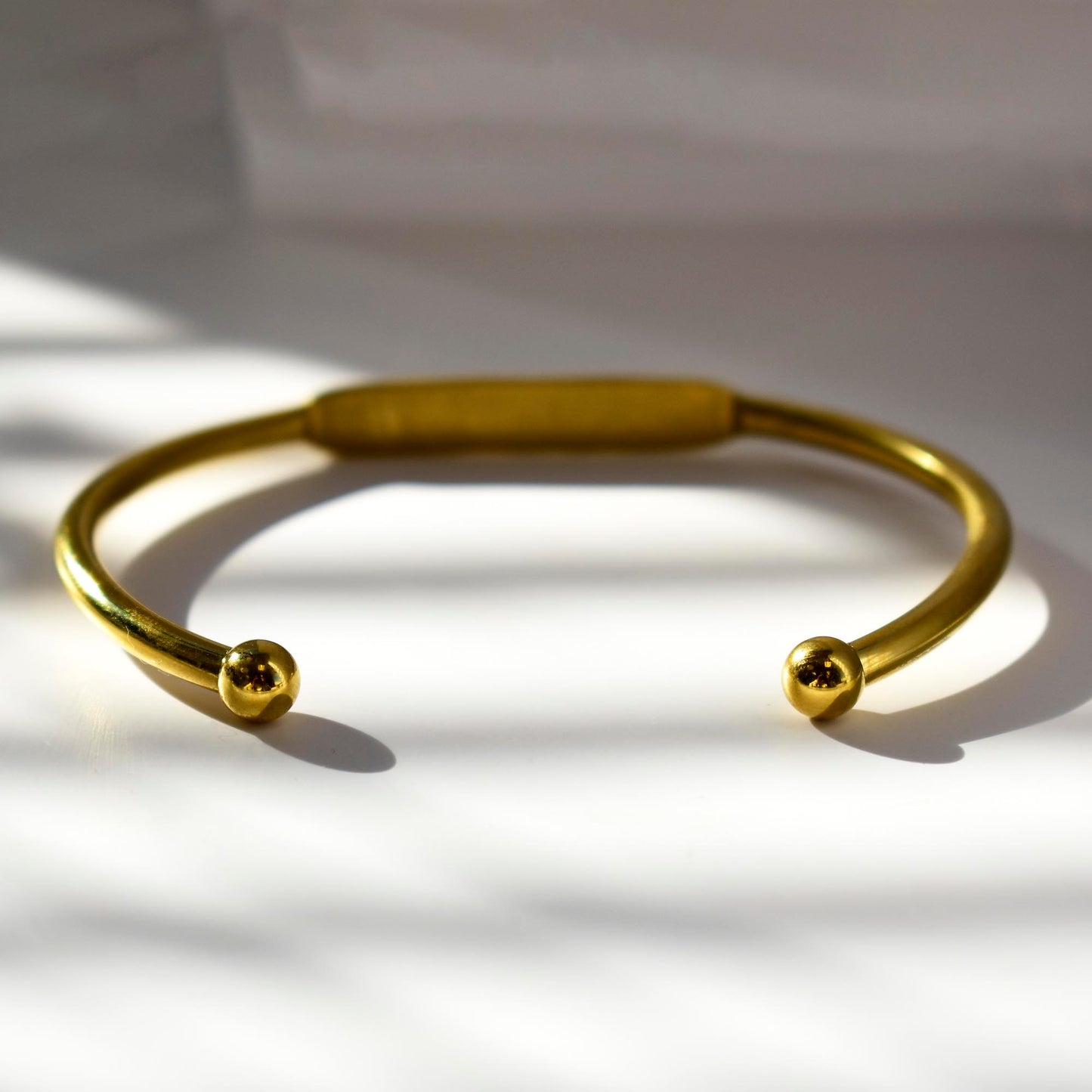 Zeta Tau Alpha Bracelet- Gold-Plated Bangle with Greek Letters