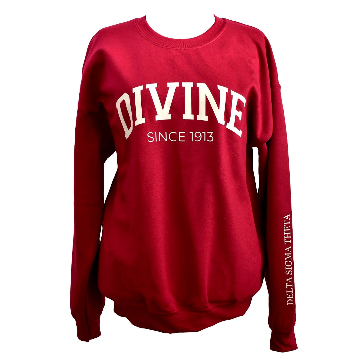 Delta Sigma Theta Sorority Sweatshirt- Divine and Sorority Name Design