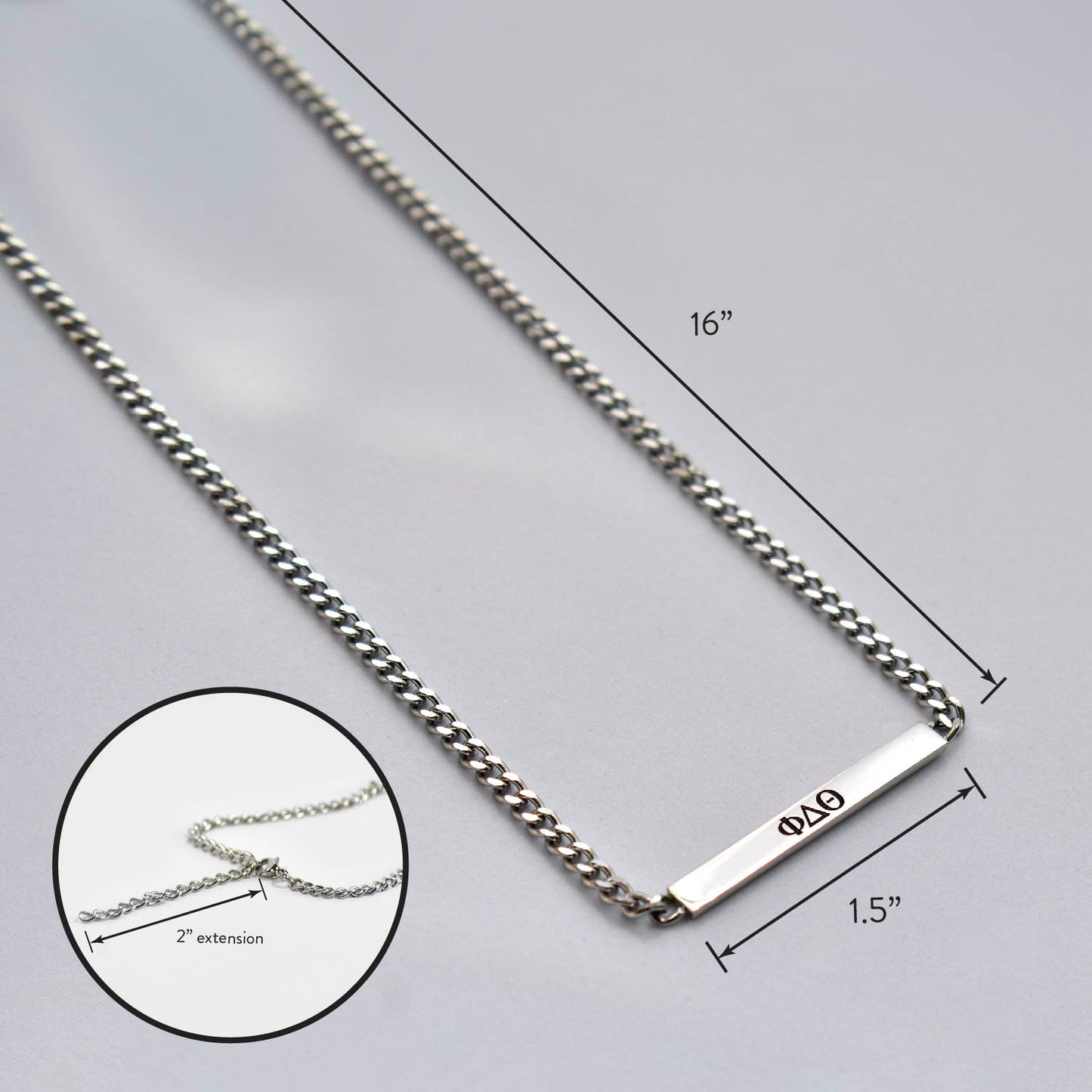 Sigma Alpha Epsilon Fraternity Necklace- Greek Letters Pendant