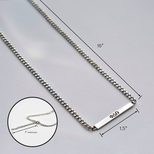 Lambda Chi Alpha Fraternity Necklace- Greek Letters Pendant