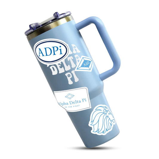 Alpha Delta Pi Sorority Brand Focus Sticker Sheet