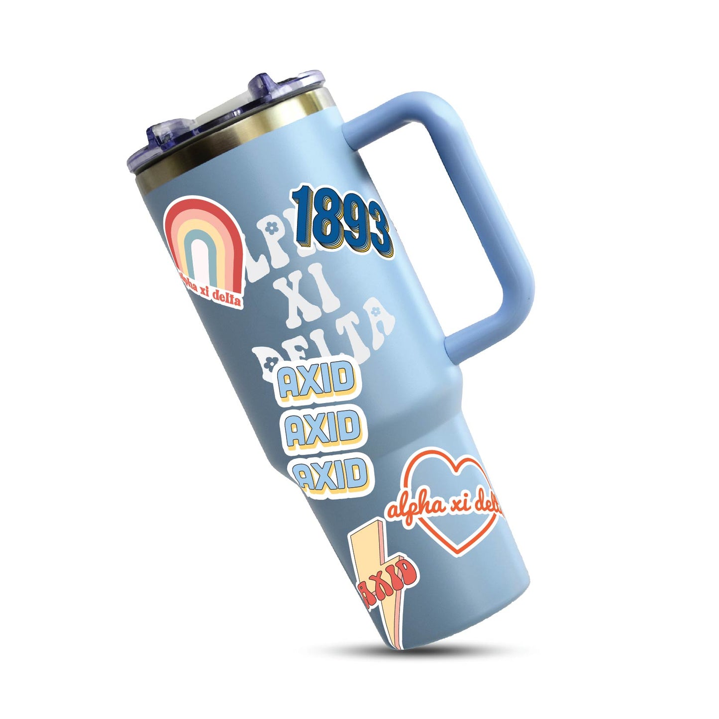 Alpha Xi Delta Girl Power Sticker Sheet