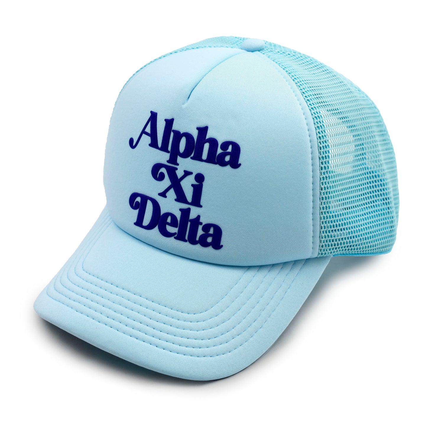 Alpha Xi Delta Baseball Cap, Mesh Trucker-Style Hat