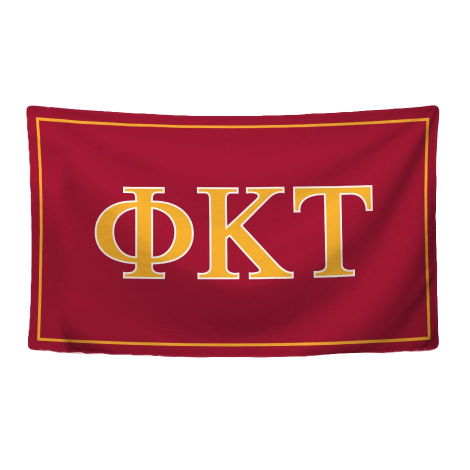 Fraternity Greek Letters Flag, Two-Color Design – SororityShop