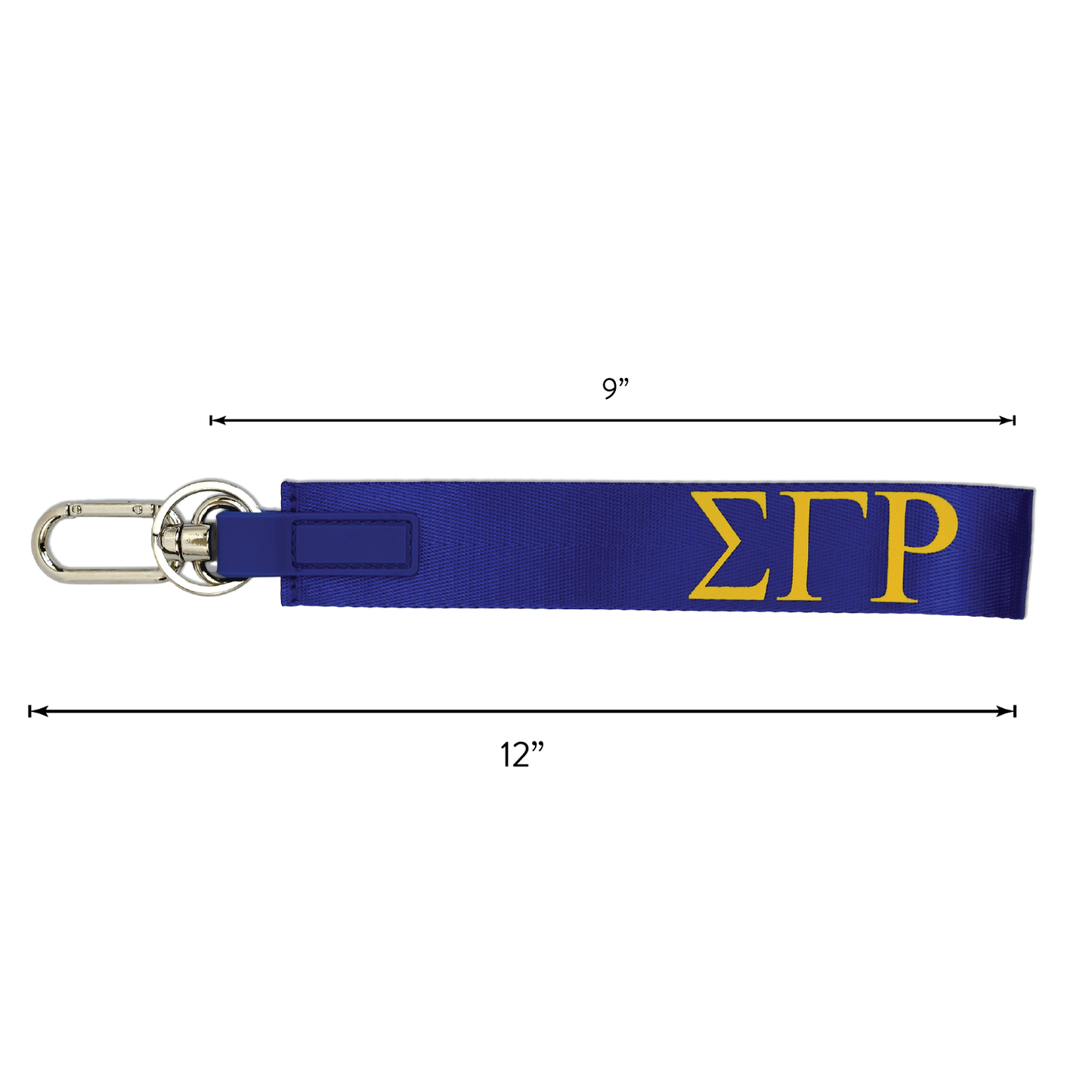 Sigma Gamma Rho Keychain- Hands-Free Wristlet Lanyard Style