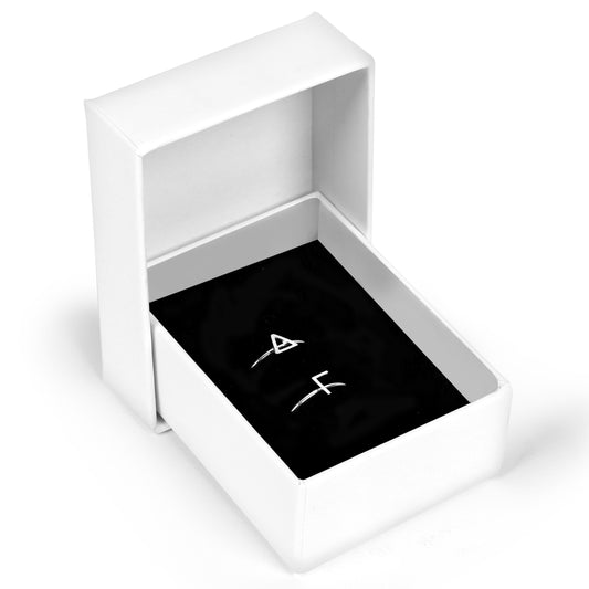 Delta Gamma Silver Stacking Ring Set