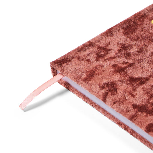 Gamma Phi Beta Velvet Notebook with Gold Foil Imprint