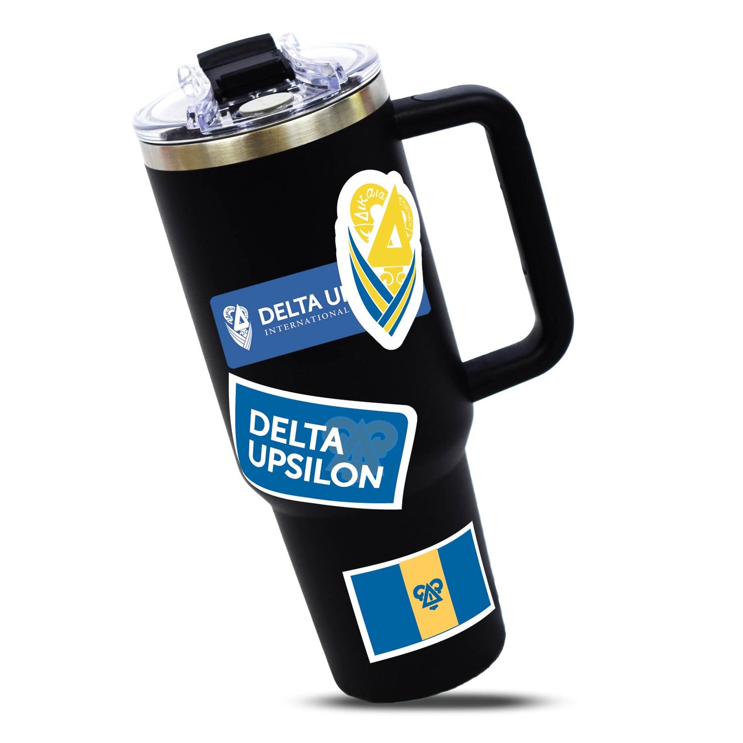 Delta Upsilon Fraternity Sticker Sheet- Brand Focus