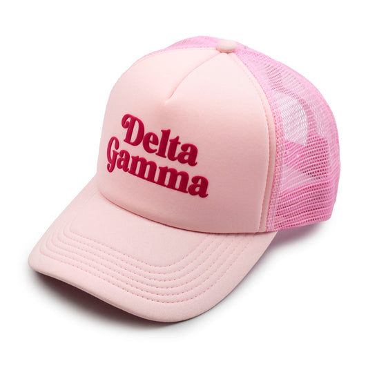 Delta Gamma Baseball Cap, Mesh Trucker-Style Hat