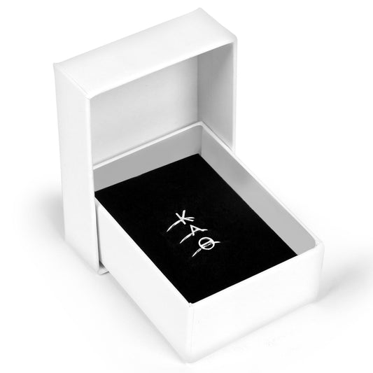 Kappa Alpha Theta Silver Stacking Ring Set