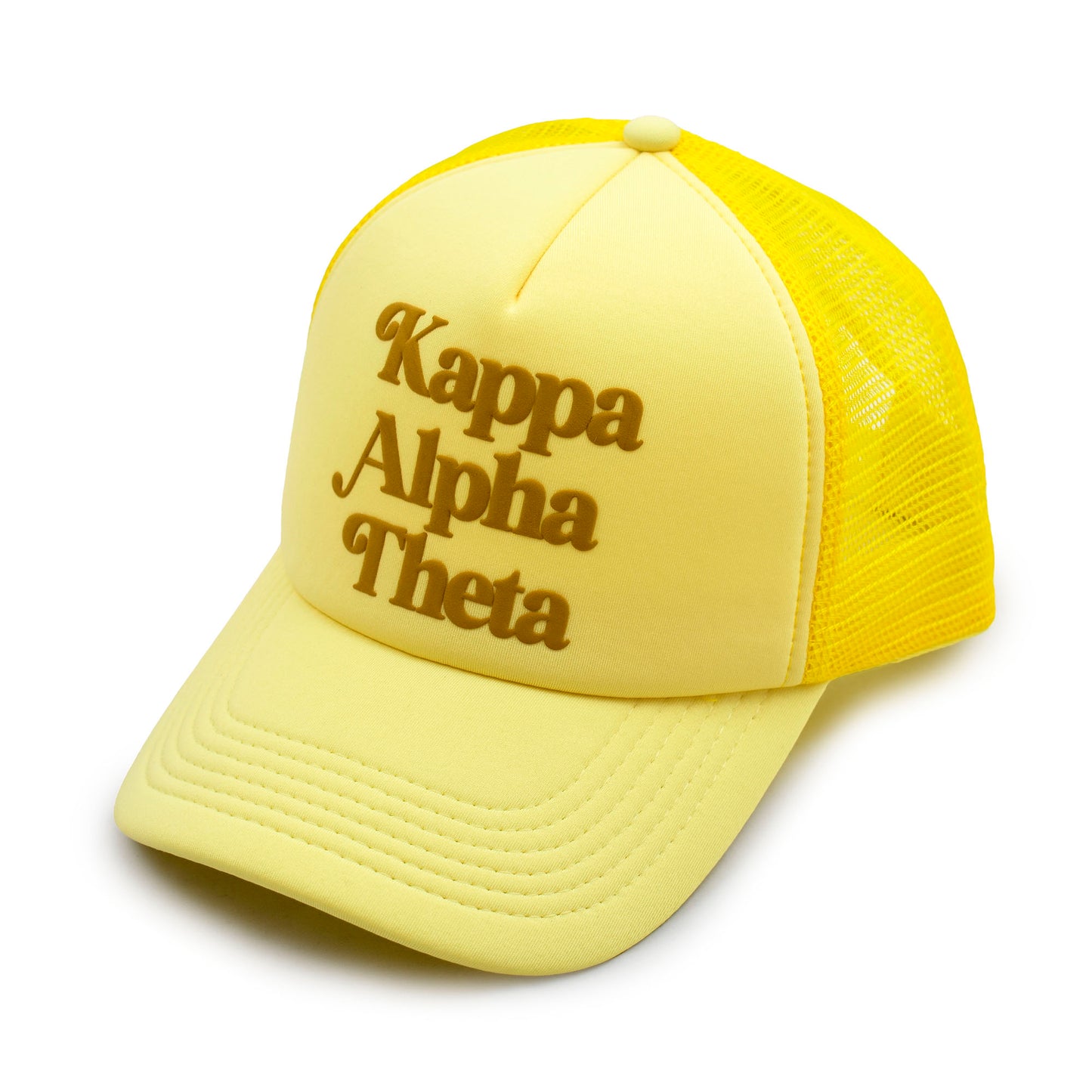 Kappa Alpha Theta Baseball Cap, Mesh Trucker-Style Hat