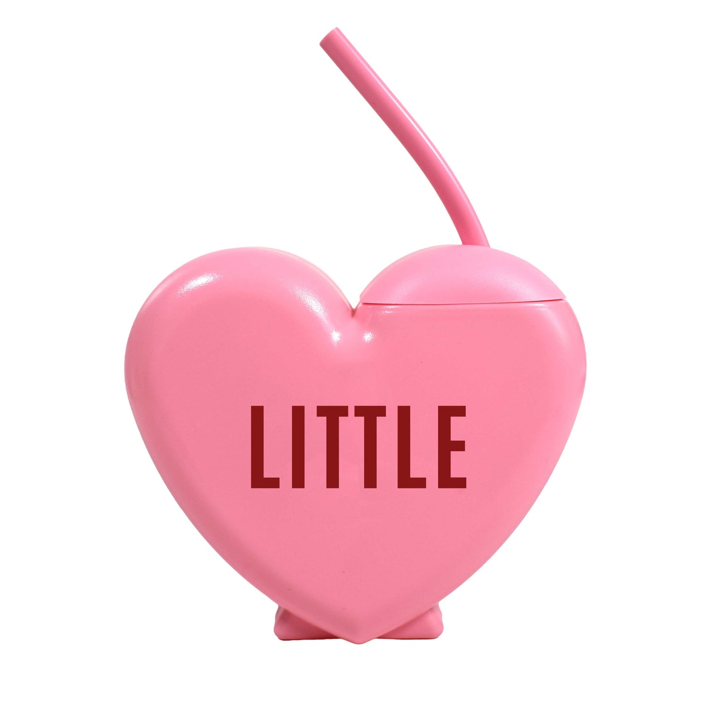 Sorority "Little" Tumbler- Candy Heart Shaped