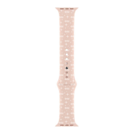 Phi Mu Smart Watch Band, Compatible with Apple Watch