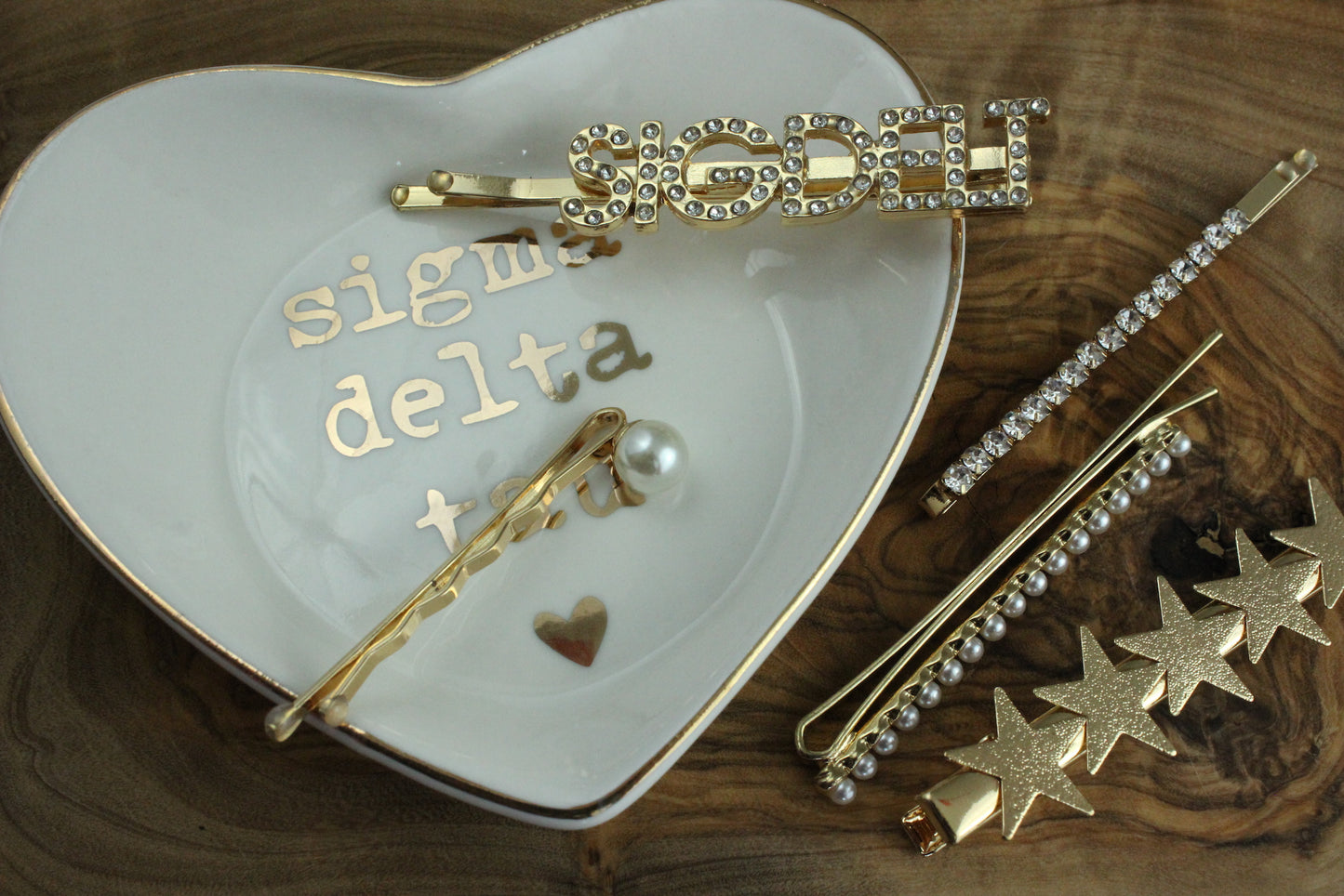 Sigma Delta Tau Ceramic Ring Dish