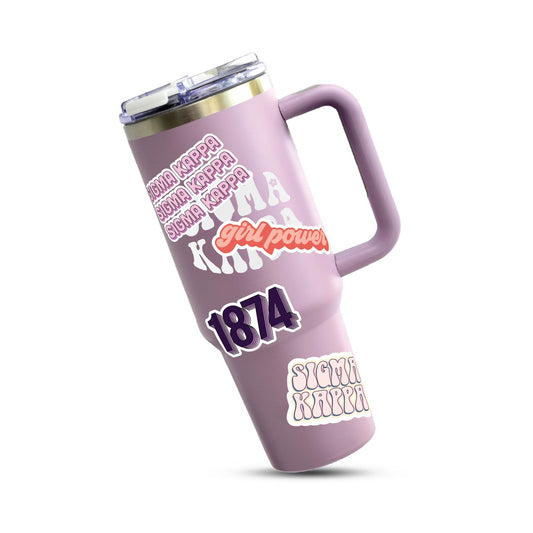 Sigma Kappa Girl Power Sticker Sheet