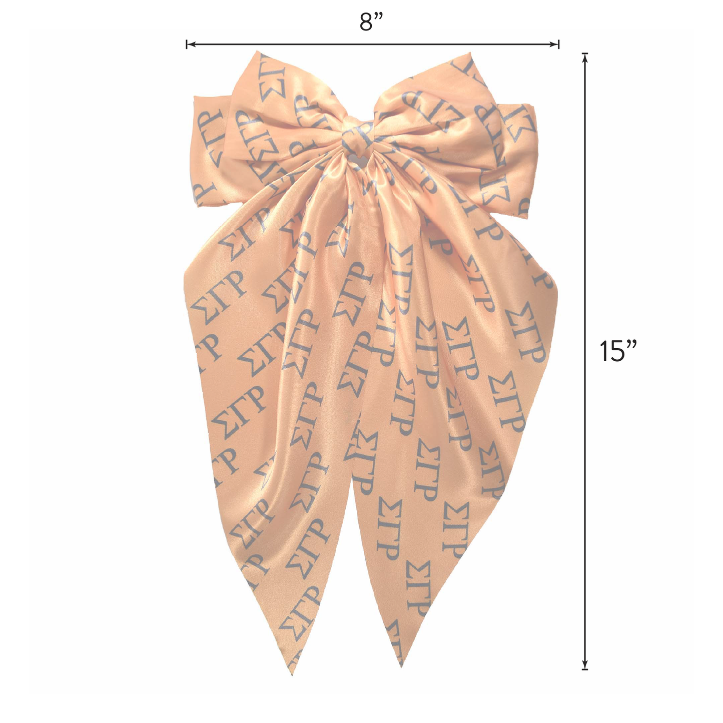 Sigma Gamma Rho Greek Letters Hair Bow